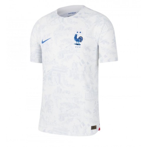Francja Kylian Mbappe #10 Koszulka Wyjazdowych MŚ 2022 Krótki Rękaw